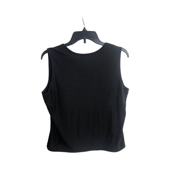 Creative Design Works Women’s Size 8 Classic Black Sleeveless Tank Top - Picture 1 of 3